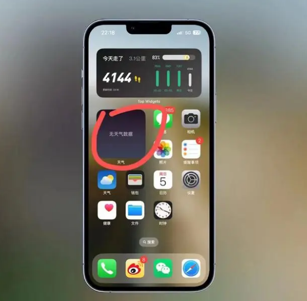 宁波苹果手机维修分享:iOS16主屏幕天气小组件无法正常工作怎么办？ 