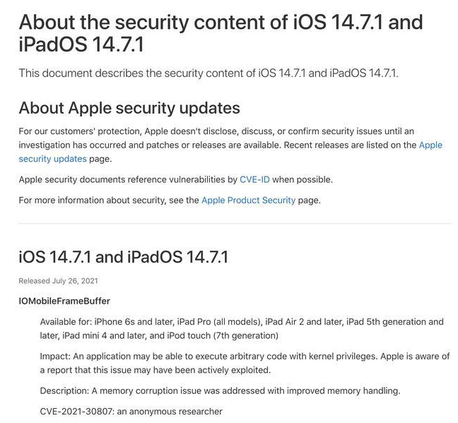 宁波苹果手机维修分享iOS 14.7.1 正式版更新内容及升级方法 